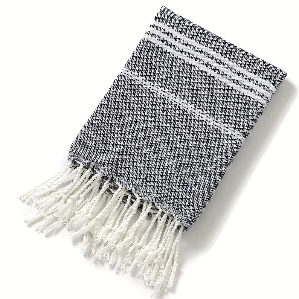 Thin Turkish Beach Towel 90*180CM Sauna Spa Gym sports Fitness Fringed Bath Towel kitchen Soft Absorbent Quick drying towels by AliShop