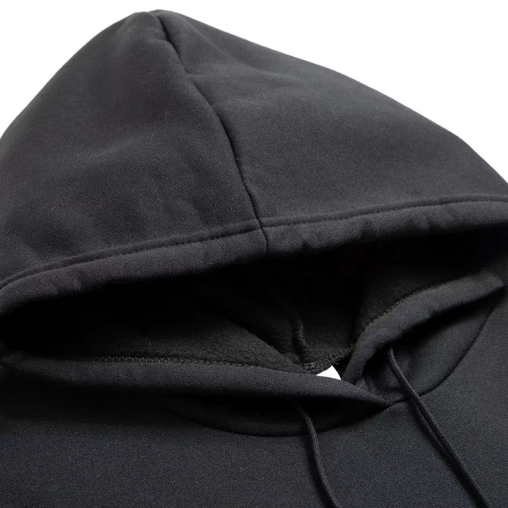 PARIS Letter Print Sweatshirt Suit Men's Fleece Hoodie Pants Set Spring Autumn Winter Warm Casual Sports Pullover Trousers Sets by AliShop
