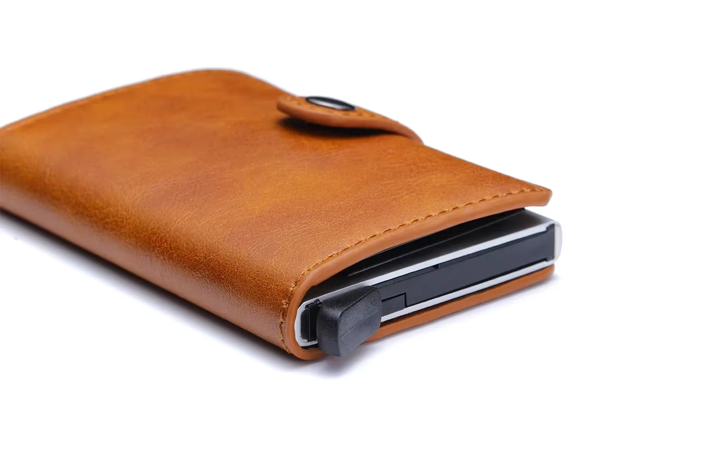 Rfid Visit Credit Card Holder Storage Luxury Small Smart Wallet Metal Business Cardholder Case Women Minimalist Walet for Men by AliShop