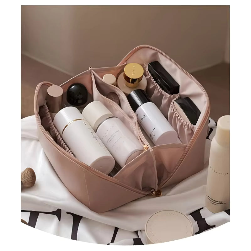 Homefish Organizer Female Toiletry Kit Bag MakeUp Case Storage Pouch Luxury Lady Box, Cosmetic Bag, Organizer Bag For Travel Zip by AliShop