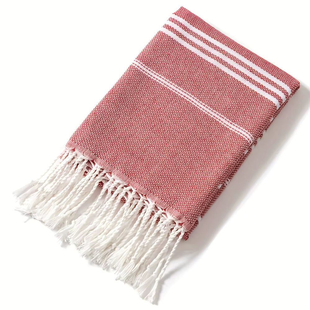 Thin Turkish Beach Towel 90*180CM Sauna Spa Gym sports Fitness Fringed Bath Towel kitchen Soft Absorbent Quick drying towels by AliShop