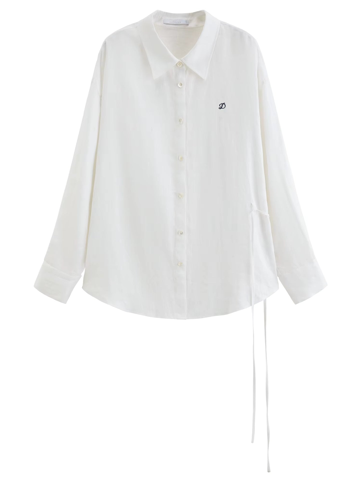 DUSHU 【Breathable Series】 Drop-Shoulder Multi-Color Linen Shirt New Summer Arrival Ramie Top Long Sleeve Leisure Sun-protection by AliShop