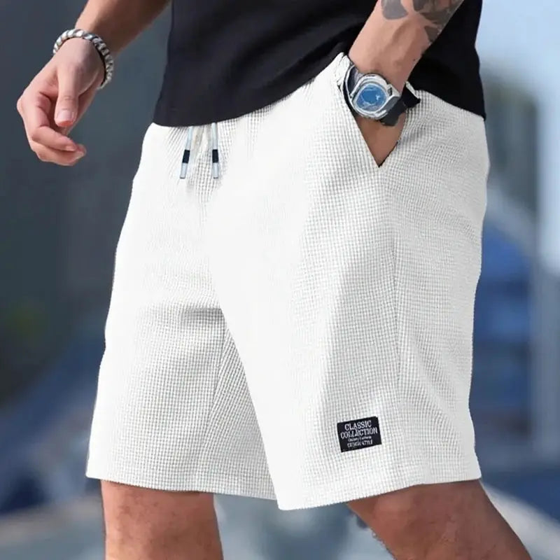 Men's Shorts, Men's Casual Pants, Men's Beach Shorts, Men's Sports Shorts, New Fashion Textured Fabric, Breathable Pants, Suitable for Both Daily Casual Wear and Sports by AliShop