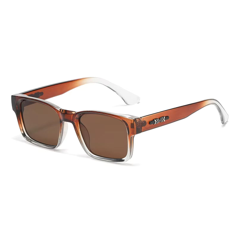 Light Luxury Square Sunglasses Minimalist Design Elegant Unisex Uv400 Protection Sun Glasses 9017 by AliShop