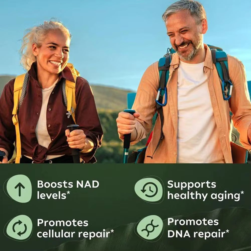 80 Capsules NAD+ Supplement 900mg Liposomal Nicotinamide Nucleoside Riboside Resveratrol NAD Supplement Boost Energy by AliShop